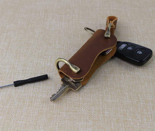 Display of Key Cover Brown
