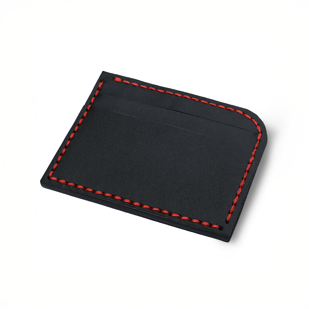 Black Handmade Card Holder On Angle