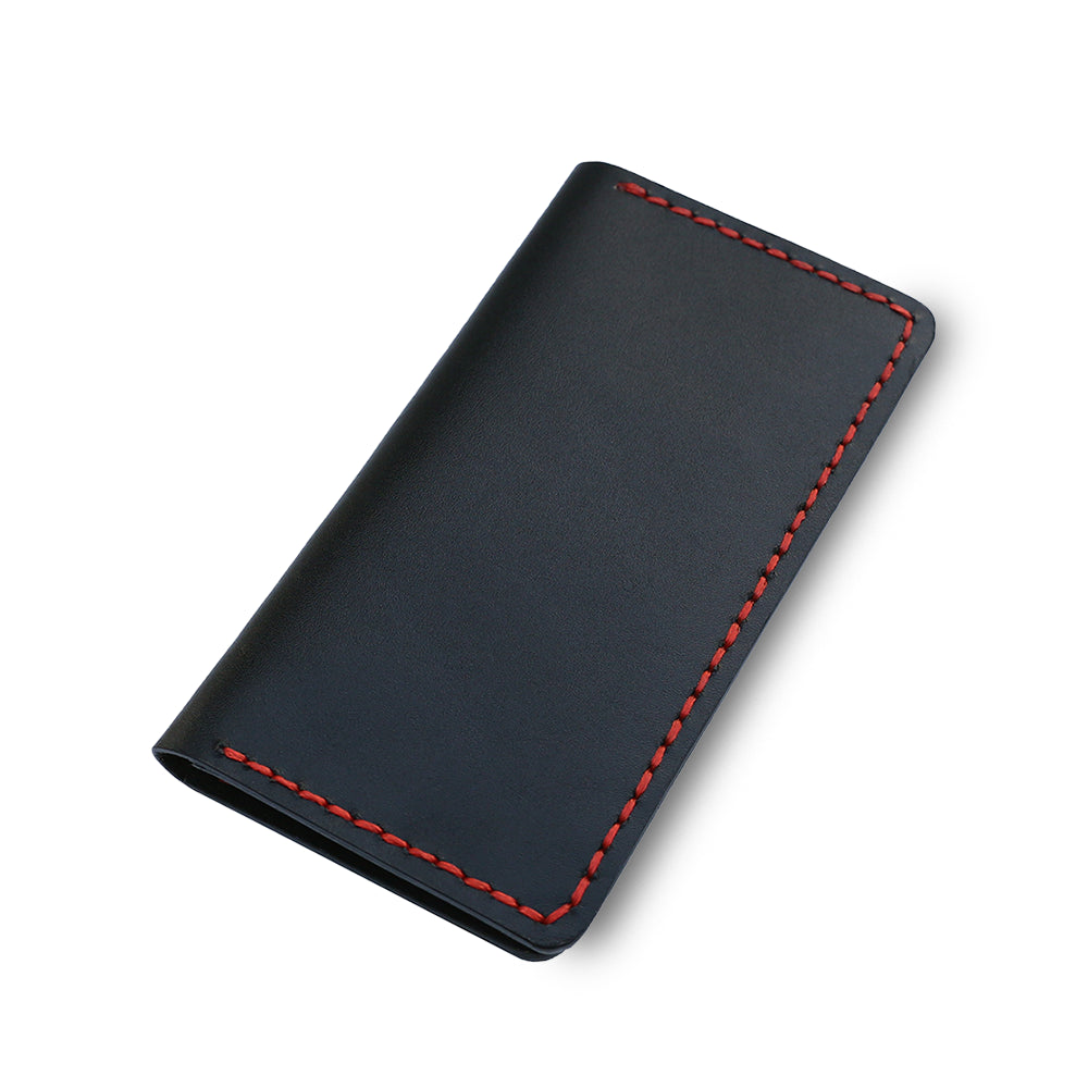 Black Long Leather wallet for Men