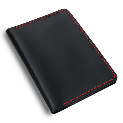 Handmade Black Passport Holder Main