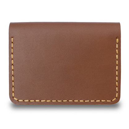 Brown Card Holder Wallet with Cash Pocket