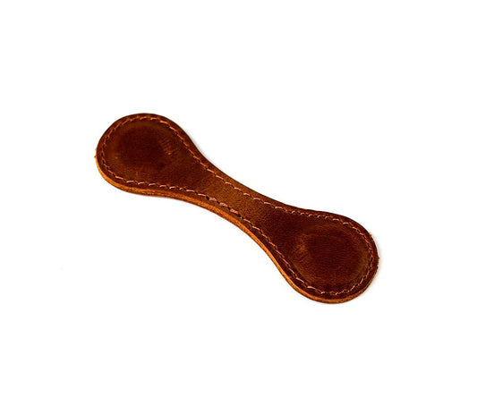Brown Leather Bookmark
