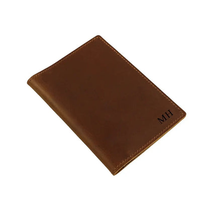 Brown Passport Holder Personalization