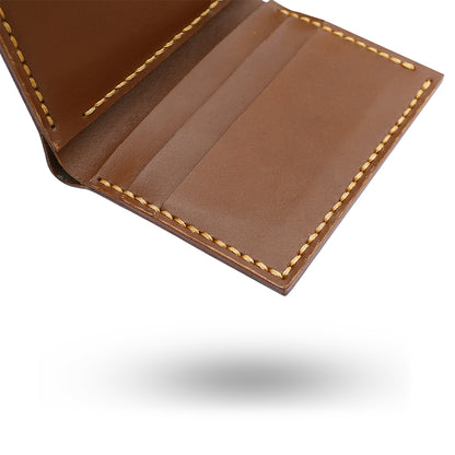 Brown Handmade Wallet Floating