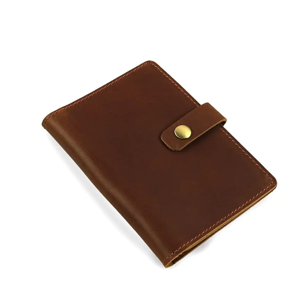 Brown Passport Holder Personalization
