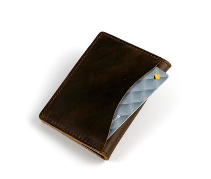 Card Wallet Dark Brown with Five Pockets