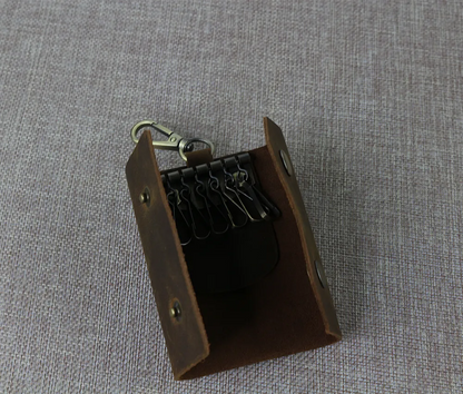 Display ofDark Brown Key Case