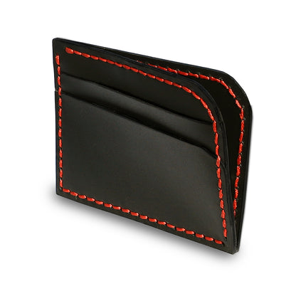 Handmade Black Card Holder Stood Up Empty