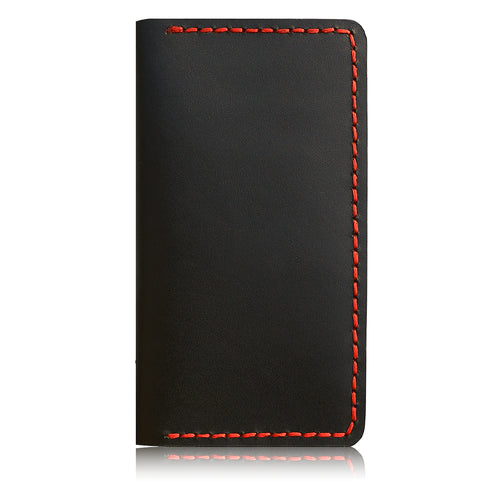 Black Long Leather wallet for Men