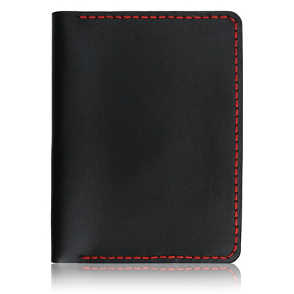 Handmade Black Travel Leather Wallet