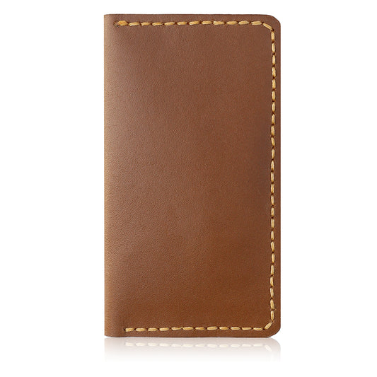 Brown Long Leather wallet for Men
