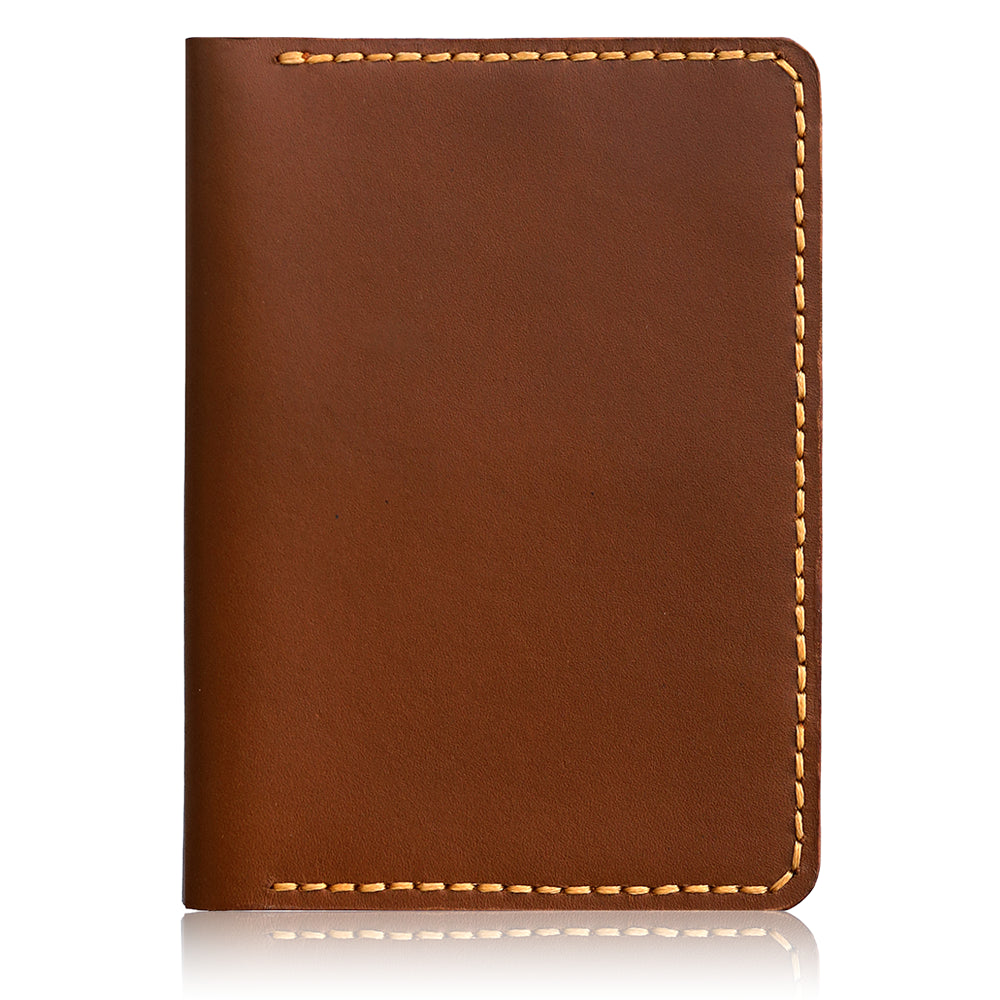 Handmade Brown Travel Leather Wallet