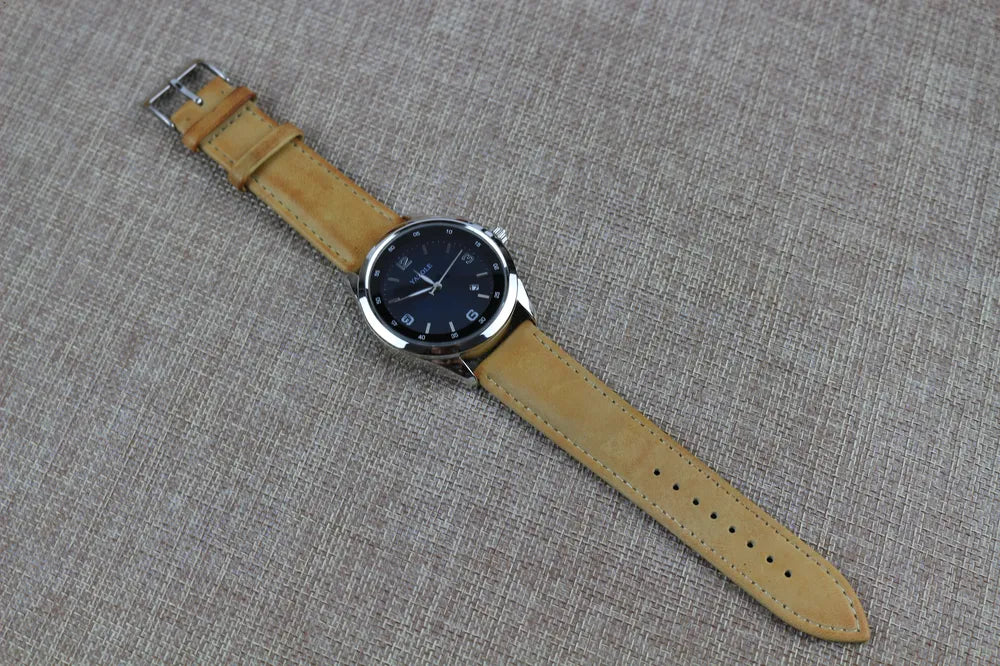 Light Brown Aniline Leather Watch Strap