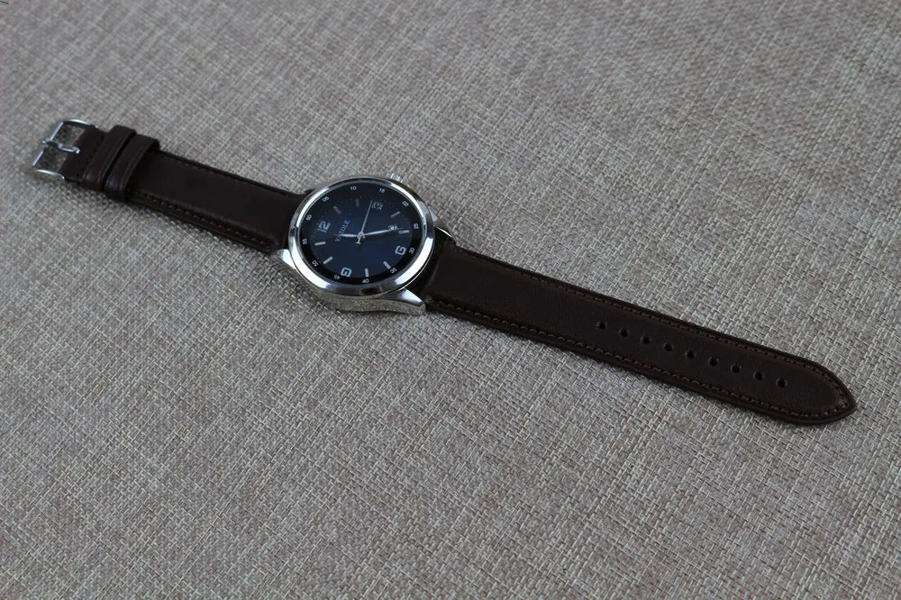 Chocolate Brown Italian Vegetable Tanned Leather Watch Strap Quick Release /18mm 19mm 20mm 22mm 24mm