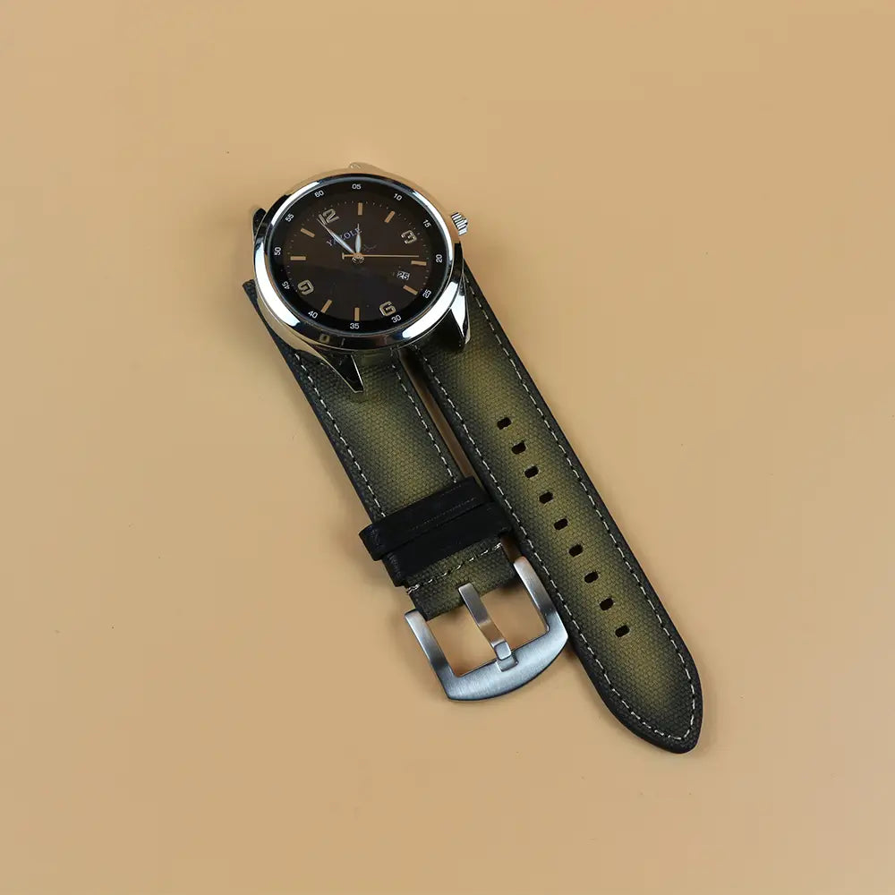 Khaki Canvas Quick Release Watch Strap 20/22mm