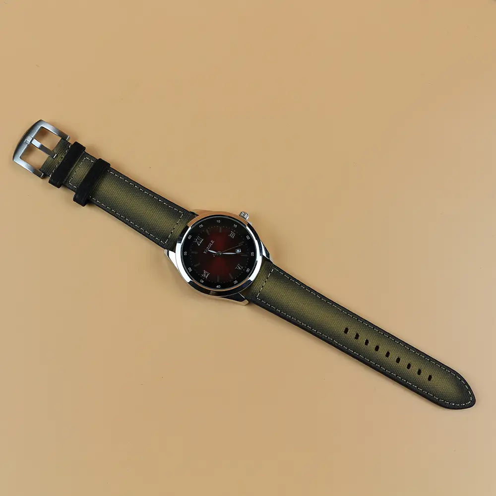 Khaki Canvas Quick Release Watch Strap 20/22mm