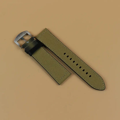 Khaki Canvas Quick Release Watch Strap 20/22mm