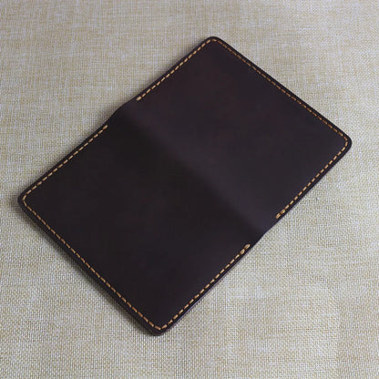 Personalised travel wallet for passport backside