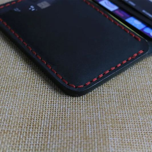 Corner Display of handmade cardholder