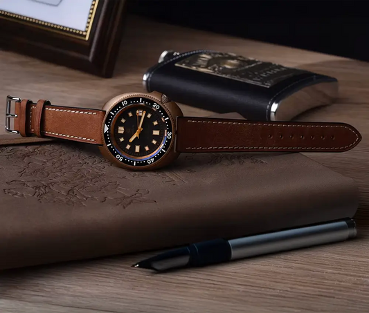 Brown Italian Pueblo Leather Watch Strap
