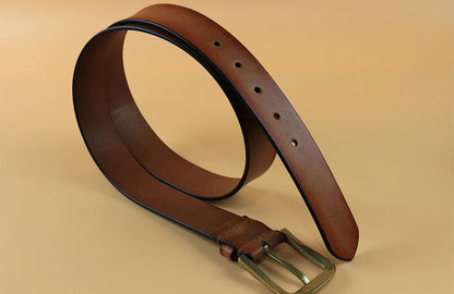 Brown Leather Belt for Men