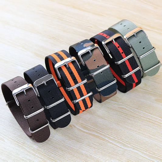 Multi color NATO watch band