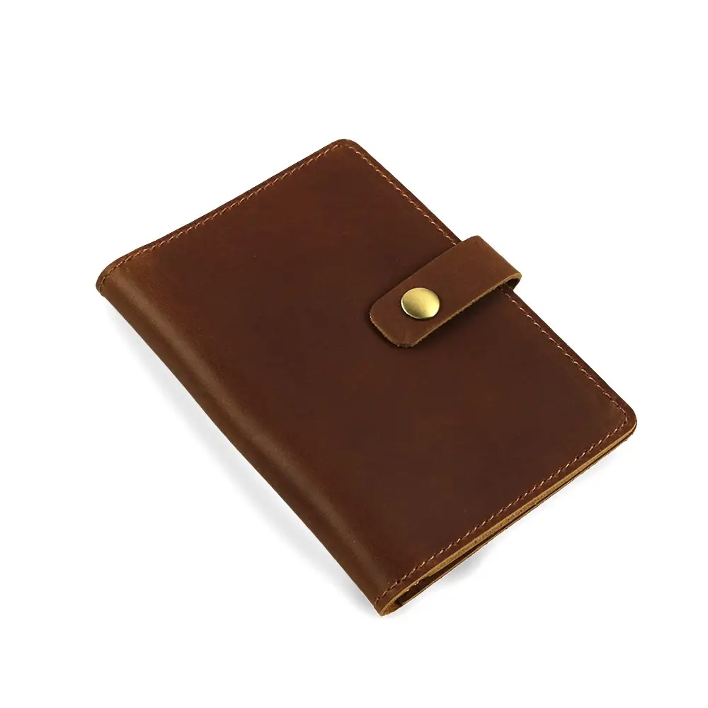 Brown Passport Holder Personalization