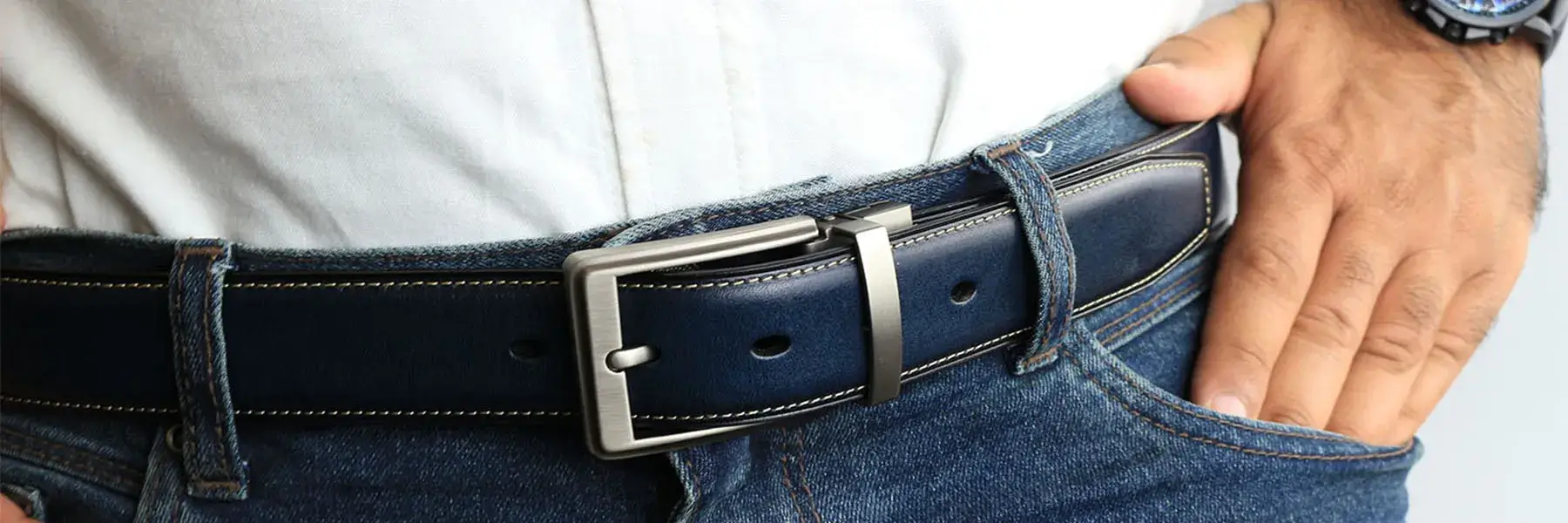 Stylish Mens leather belt