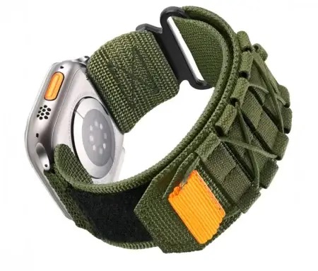 Velcro Green Tactical Watch Band Nylon