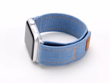 Velcro Denim Apple Watch Band