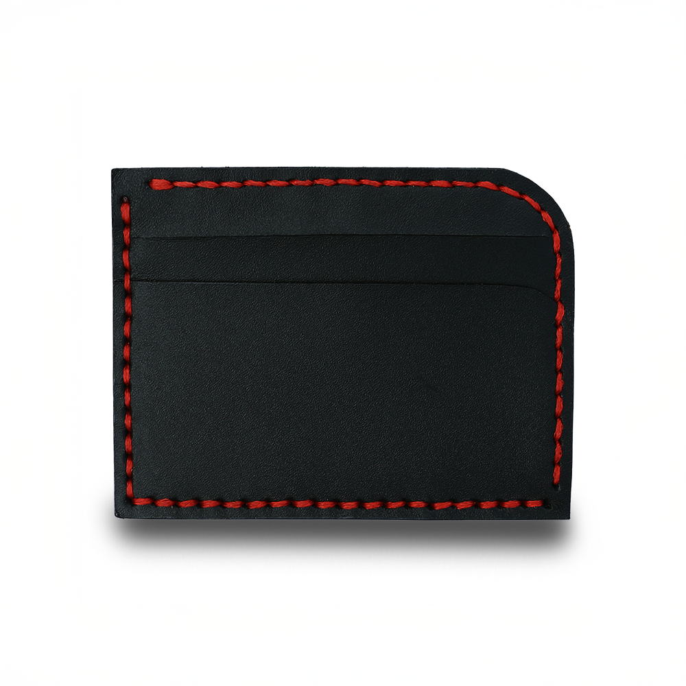 Black Handmade Card Holder Upright